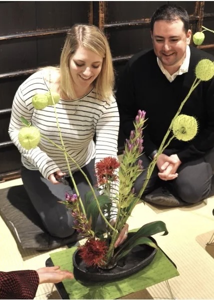 Ikebana Flower Arrangement